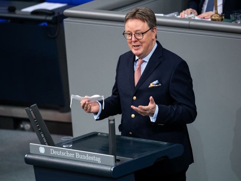 Michael Grosse-Brömer (CDU) spricht zu Beginn der Plenarsitzung im Deutschen Bundestag. Foto: Bernd von Jutrczenka/dpa