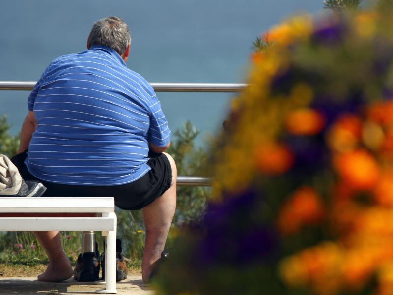 Immer mehr Menschen in Deutschland sind einer Studie zufolge fettleibig. Besonders hoch ist der Anteil bei den über 80-Jährigen. Foto: Jens Büttner/dpa-Zentralbild/dpa/Illustration