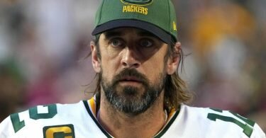 Quarterback Aaron Rodgers von den Green Bay Packers während des NFL-Spiels gegen die Arizona Cardinals. Foto: Rick Scuteri/AP/dpa