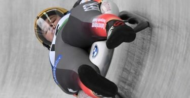 Befindet sich derzeit in China, um die dortigen Bedingungen auf der Olympia-Bahn zu testen: Natalie Geisenberger. Foto: Tobias Hase/dpa