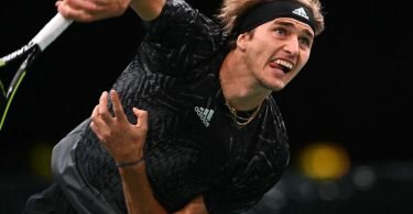 Zverev trifft im ersten Gruppenspiel der ATP&nbsp;Finals auf den Italiener Matteo Berrettini. Foto: Christophe Archambault/AFP/dpa