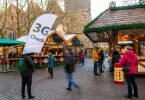 Mobile 3G-Kontrollen auf dem Weihnachtsmarkt in Bremen. Foto: Sina Schuldt/dpa