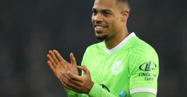Lukas Nmecha hat bislang in jedem Spiel unter Trainer Florian Kohfeldt getroffen. Foto: Friso Gentsch/dpa