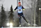 Biathletin Denise Herrmann belegte beim Weltcup in Östersund den dritten Platz. Foto: Anders Wiklund/TT NEWS AGENCY/AP/dpa