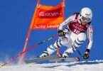 Wurde bei der Abfahrt in Lake Louise nur Zehnte: Kira Weidle in Aktion. Foto: Frank Gunn/The Canadian Press/AP/dpa