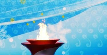 Das Olympische Feuer brennt in Peking. Foto: Zhang Chenlin/XinHua/dpa