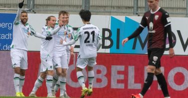 Feiert am 17. Spieltag einen Sieg: Das Team von Hannover 96. Foto: Stefan Puchner/dpa