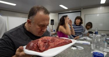 Neue Ausbildung zum Fleischsommelier an der Tierärztlichen Fakultät in Buenos Aires: Der Kurs dauert 300 Stunden und umfasst Ausbildungsmodule zu Tierzucht, Verarbeitung, Zubereitung und Verkostung von Fleisch. Foto: Florencia Martin/dpa