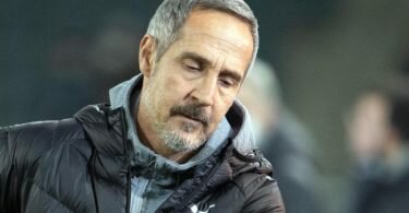 Nach dem schwachen Auftreten der Mannschaft will Gladbachs Trainer Adi Hütter den Kader durchforsten. Foto: Federico Gambarini/dpa
