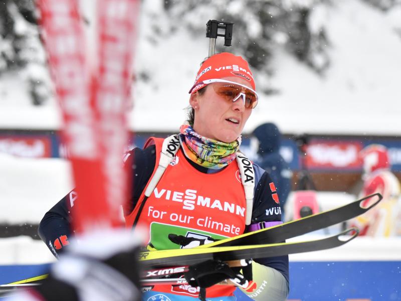 Denise Herrmann sprintete in Frankreich auf den 14. Rang. Foto: Barbara Gindl/APA/dpa