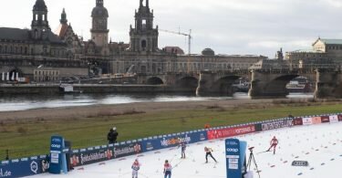 Auf die Langläufer wartet in Dresden eine besonders reizvolle Aufgabe. Foto: Sebastian Kahnert/dpa-Zentralbild/dpa