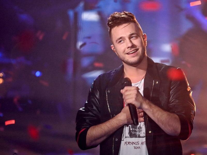 Sebastian Krenz sang sich in die Herzen der Zuschauer. Foto: Britta Pedersen/dpa-Zentralbild/dpa