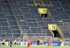 In der Bundesliga wird vorerst wieder vor leeren Rängen gespielt. Foto: Federico Gambarini/dpa-Pool/dpa