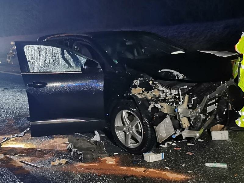 Neun Autounfälle haben sich auf der A6 bei Amberg in der Oberpfalz wegen Straßenglätte ereignet. Foto: Vifogra/vifogra/dpa
