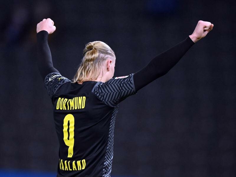 Noch steht Erling Haaland bei Borussia Dortmund unter Vertrag. Foto: Soeren Stache/dpa-Zentralbild/dpa