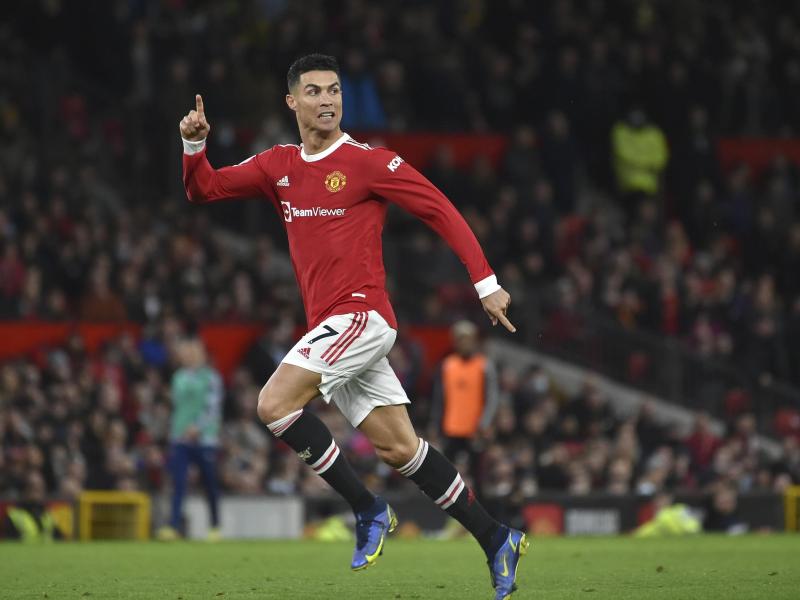 Cristiano Ronaldo führte Manchester United zum Sieg. Foto: Rui Vieira/AP/dpa