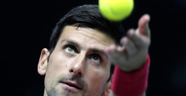 Novak Djokovic in Aktion. Foto: Michael Probst/AP/dpa