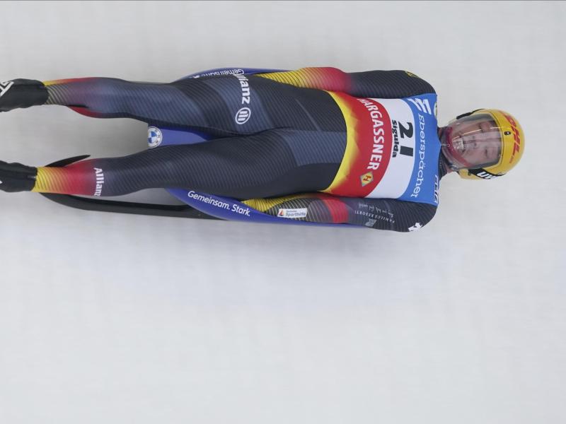 Felix Loch ist beim zweiten Weltcup in Segulda zweiter geworden. Foto: Roman Koksarov/AP/dpa