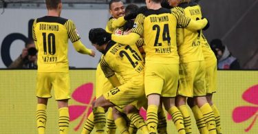 Drehte ein 0:2 noch in ein 3:2: Borussia Dortmund. Foto: Arne Dedert/dpa