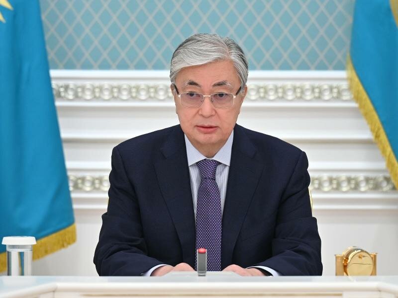 «In Kasachstan ist die vollständige Ordnung wiederhergestellt»: Kassym-Schomart Tokajew. Foto: Kazakh Presidential Website/XinHua/dpa