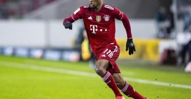 Kingsley Coman steht beim FC Bayern vor einer Vertragsverlängerung. Foto: Tom Weller/dpa