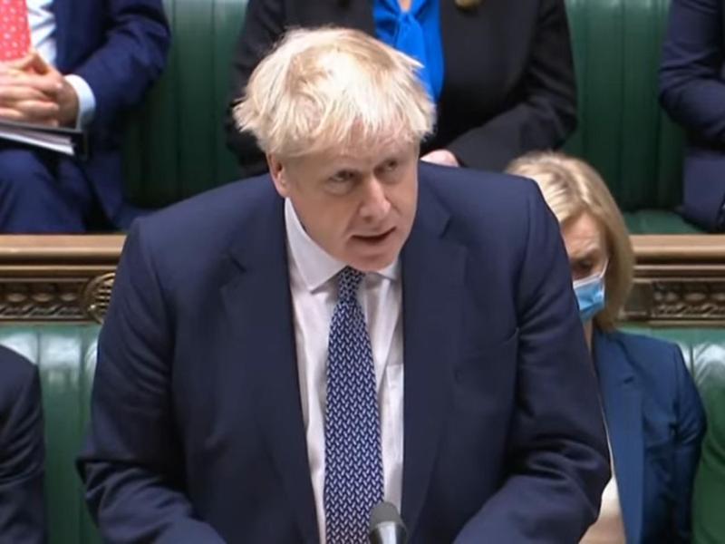 Boris Johnson steht unter Druck. Foto: House Of Commons/PA Wire/dpa