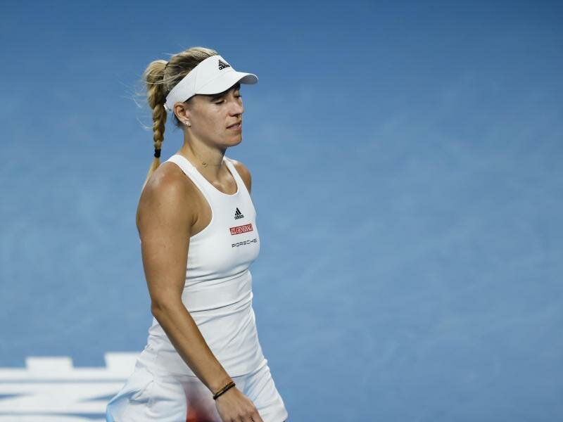 Für Angelique Kerber enden die Australian Open bereits nach dem Erstrundenmatch gegen die Estin Kaia Kanepi. Foto: Frank Molter/dpa