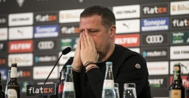 Mönchengladbachs Sportdirektor Max Eberl erklärt seinen Rücktritt aus gesundheitlichen Gründen. Foto: Christian Verheyen/Borussia Mönchengladbach/dpa