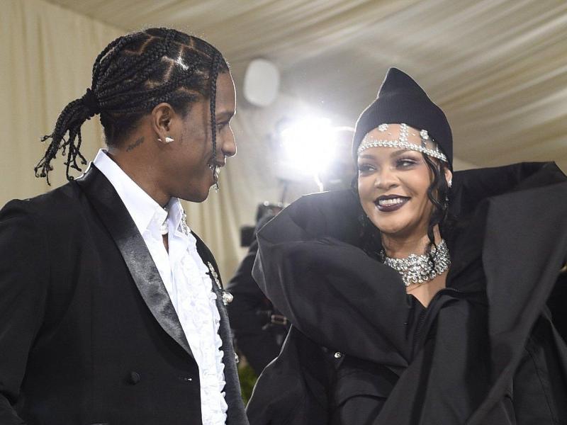 Rihanna und Asap Rocky. Foto: Evan Agostini/Invision via AP/dpa