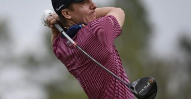 Dem Mexikaner Carlos Ortiz gelang bei der Phoenix Open ein spektakuläres Ass. Foto: Eric Christian Smith/AP/dpa