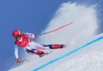 Die US-Amerikanerin Mikaela Shiffrin ist sowohl im Riesenslalom als auch im Slalom ohne Medaille geblieben. Foto: Michael Kappeler/dpa