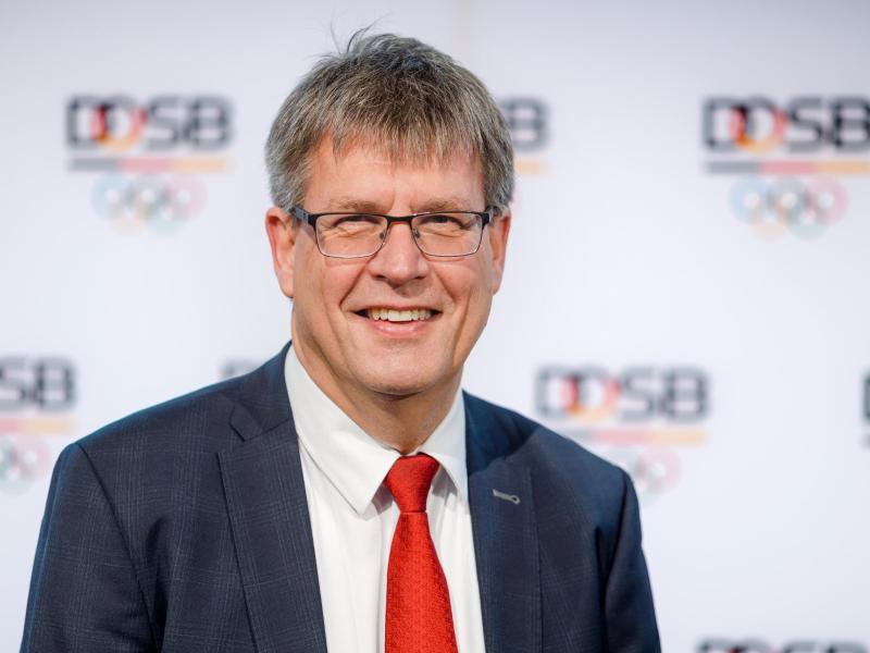 Thomas Weikert ist der Präsident des Deutschen Olympischen Sportbundes. Foto: Michael Reichel/PA/DOSB/dpa