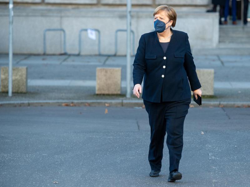 Die ehemalige Bundeskanzlerin Angela Merkel (CDU) hat den russischen Angriff auf die Ukraine verurteilt. Foto: Christophe Gateau/dpa