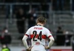 Fehlt gegen Hoffenheim wegen einer Knieprellung: Borna Sosa vom VfB Stuttgart. Foto: Silas Stein/dpa