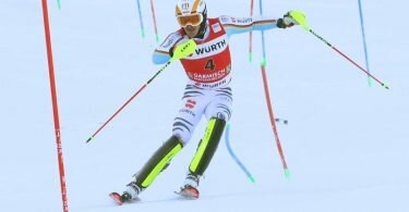 Fuhr im Slalom in Garmisch auf Platz drei: Linus Straßer. Foto: Karl-Josef Hildenbrand/dpa