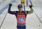 Rief mit einem emotionalen Post aus seinem Kriegsdienst viele Reaktionen aus der gesamten Biathlon-Welt hervor: Dmytro Pidrutschnji. Foto: Josef Vostárek/CTK/dpa