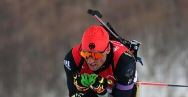 Der deutsche Biathlet Erik Lesser hört nach dieser Saison auf. Foto: Angelika Warmuth/dpa