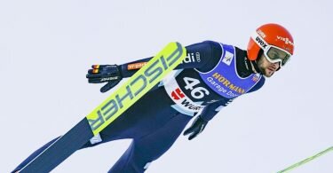 Markus Eisenbichler sprang am Holmenkollen aufs Podest. Foto: Terje Bendiksby//dpa