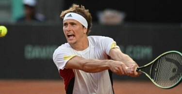 Alexander Zverev gewann auch sein zweites Einzel in Rio. Foto: Andre Borges/dpa