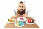 Fleisch, Fisch und ordentlich Grünzeug:&nbsp;Das sind wesentliche Bestandteile der Paleo-Ernährung. Foto: dpa-infografik GmbH/dpa-tmn