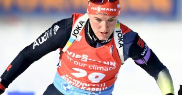 Beim Biathlon-Weltcup steht der Sprint der Damen auf dem Programm. Auch Denise Herrmann aus Deutschland startet. Foto: Vesa Moilanen/Lehtikuva/dpa