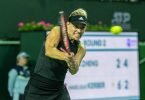 Angelique Kerber trifft nun in der dritten Runde auf die Russin Daria Kasatkina. Foto: Maximilian Haupt/dpa