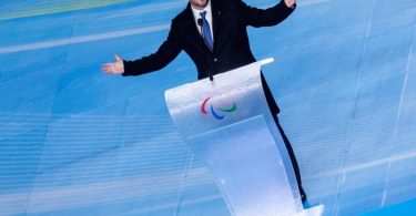 Andrew Parsons, Präsident des Internationalen Paralympischen Komitees, hat die Paralympics für beendet erklärt. Foto: Jens Büttner/dpa-Zentralbild/dpa