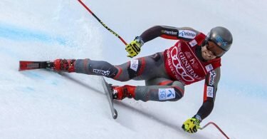 Gehört beim Super-G zu den großen Favoriten: Aleksander Aamodt Kilde aus Norwegen in Aktion. Foto: Marco Trovati/AP/dpa