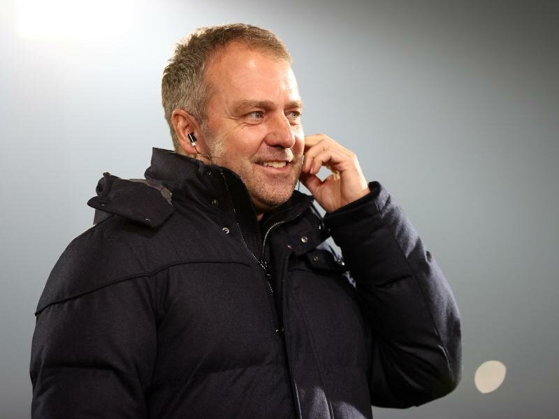 Der Bundestrainer Hansi Flick hat den Kader für die anstehenden Spiele des DFB-Teams bekanntgegeben. Foto: Christian Charisius/dpa