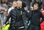 Dortmunds Trainer Marco Rose gibt sich kämpferisch. Foto: Torsten Silz/dpa