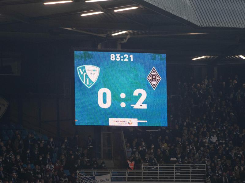 Das Spiel des VfL Bochum gegen Borussia Mönchengladbach wurde beim Stand von 0:2 abgebrochen. Foto: Bernd Thissen/dpa