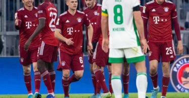 Tabellenführer Bayern München siegte problemlos gegen Union Berlin. Foto: Sven Hoppe/dpa