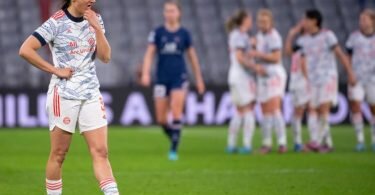 Die Fußballerinnen des FC Bayern München unterlagen Paris Saint-Germain mit 1:2. Foto: Sven Hoppe/dpa