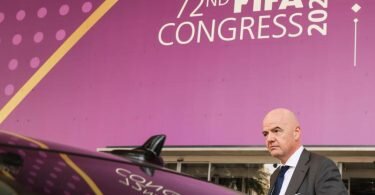FIFA-Präsident Gianni Infantino hat seine Ambitionen für eine weitere Amstzeit noch nicht verkündet. Foto: Christian Charisius/dpa